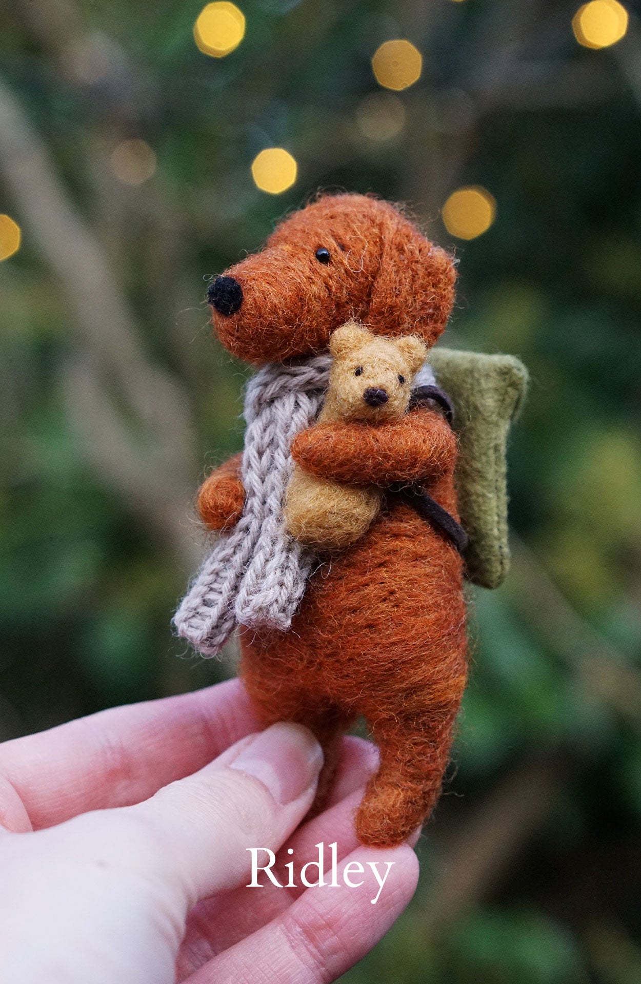 Needle Felted Dogs - Red Setters