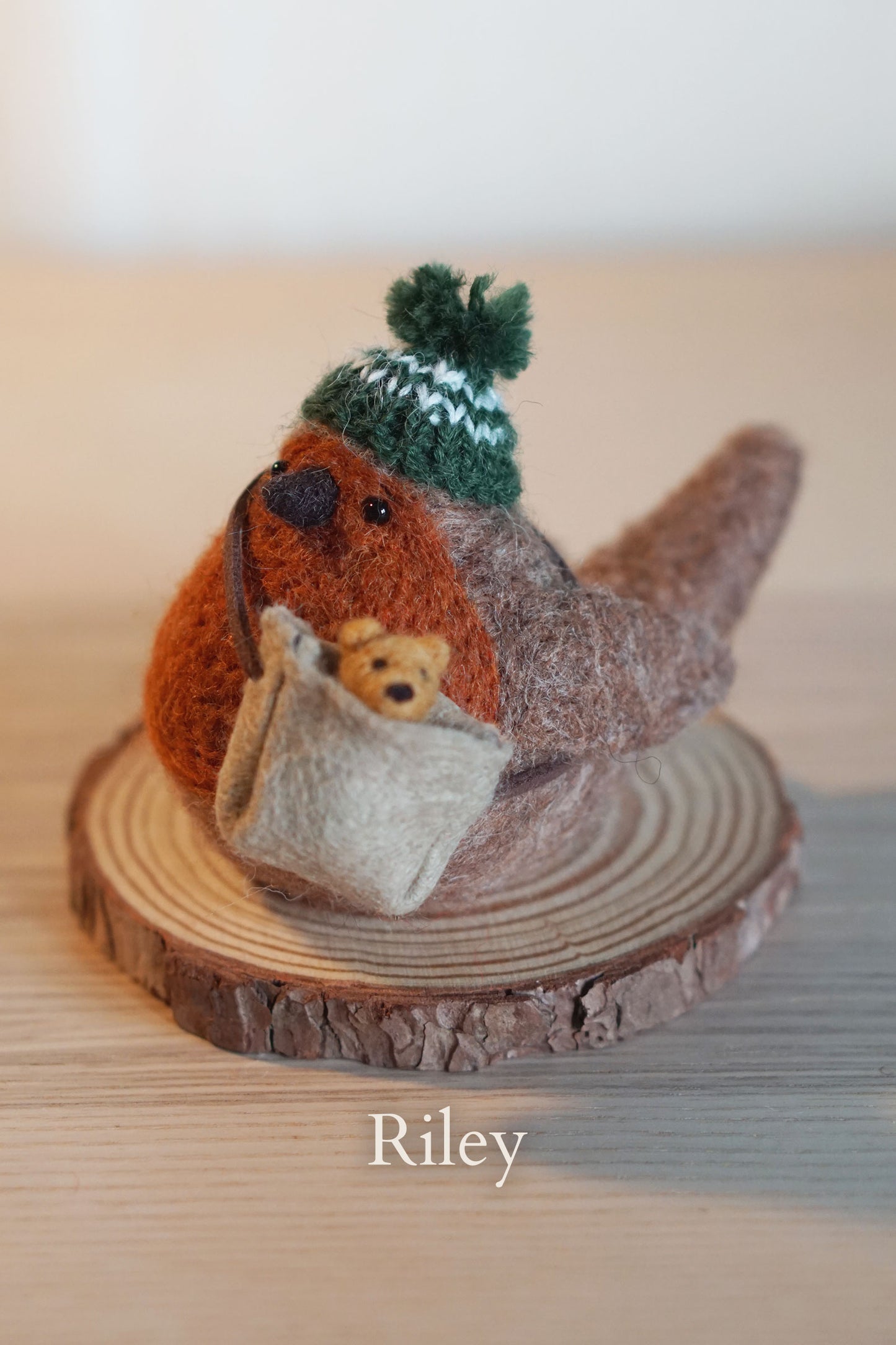 Needle Felted Robins