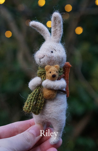 Needle Felted Rabbits