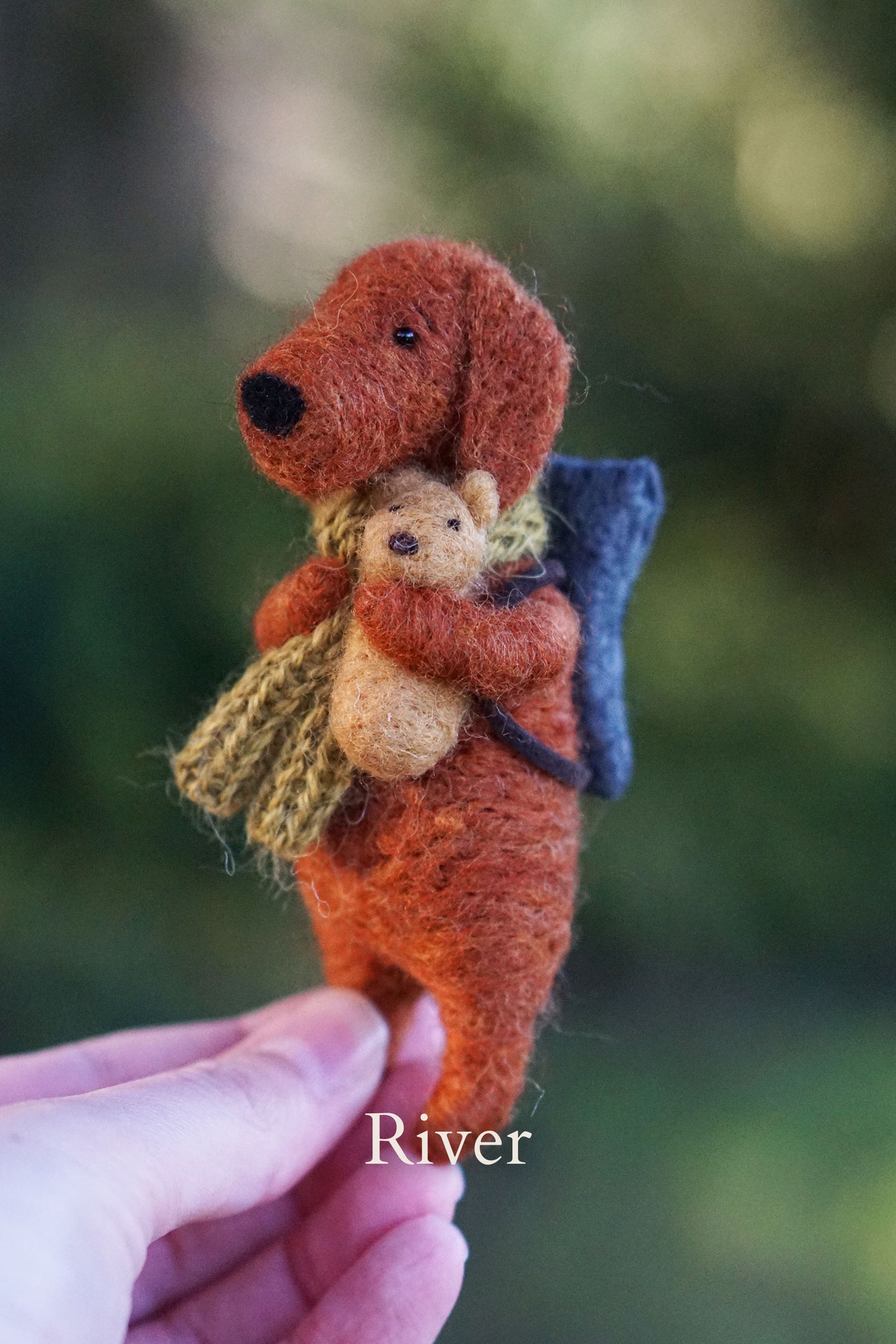 Needle Felted Dogs - Red Setters