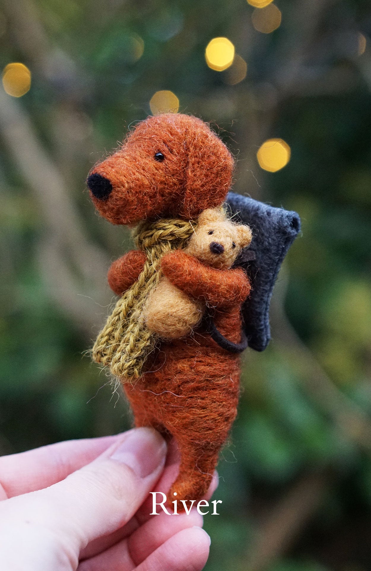 Needle Felted Dogs - Red Setters