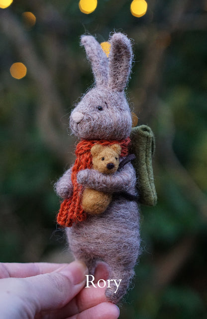 Needle Felted Rabbits