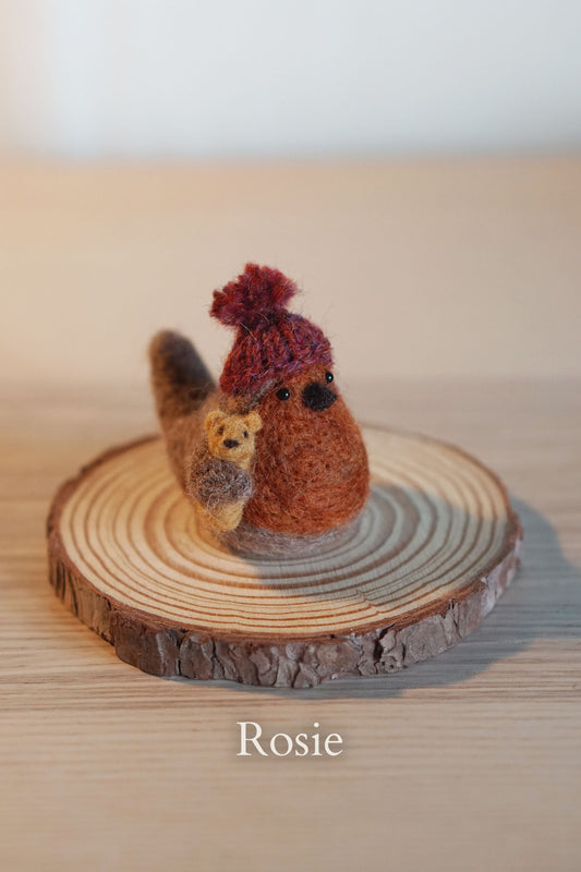Needle Felted Junior Robins