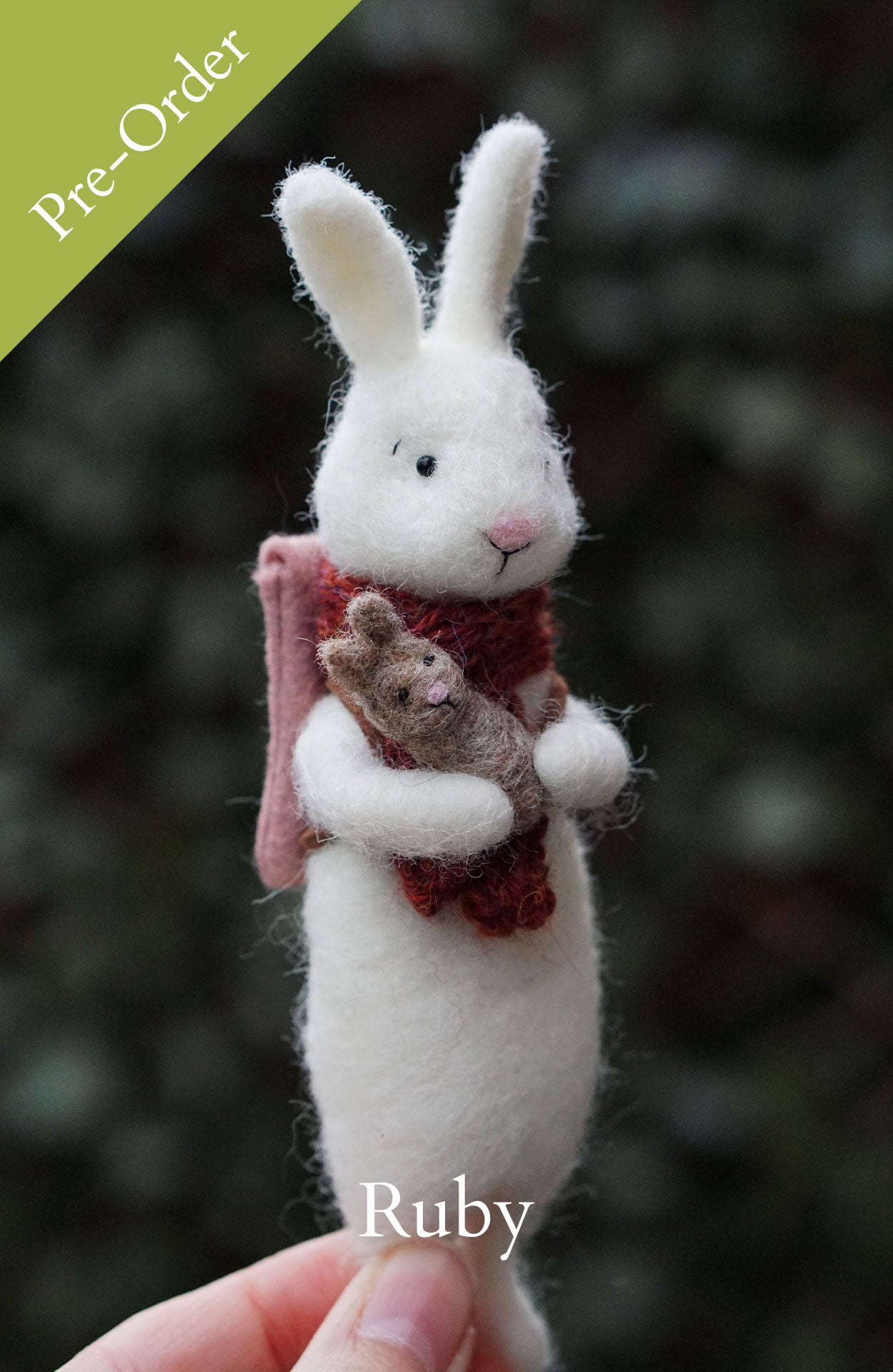 Pre-Order: Needle Felted Rabbits – WoodlandersOnline