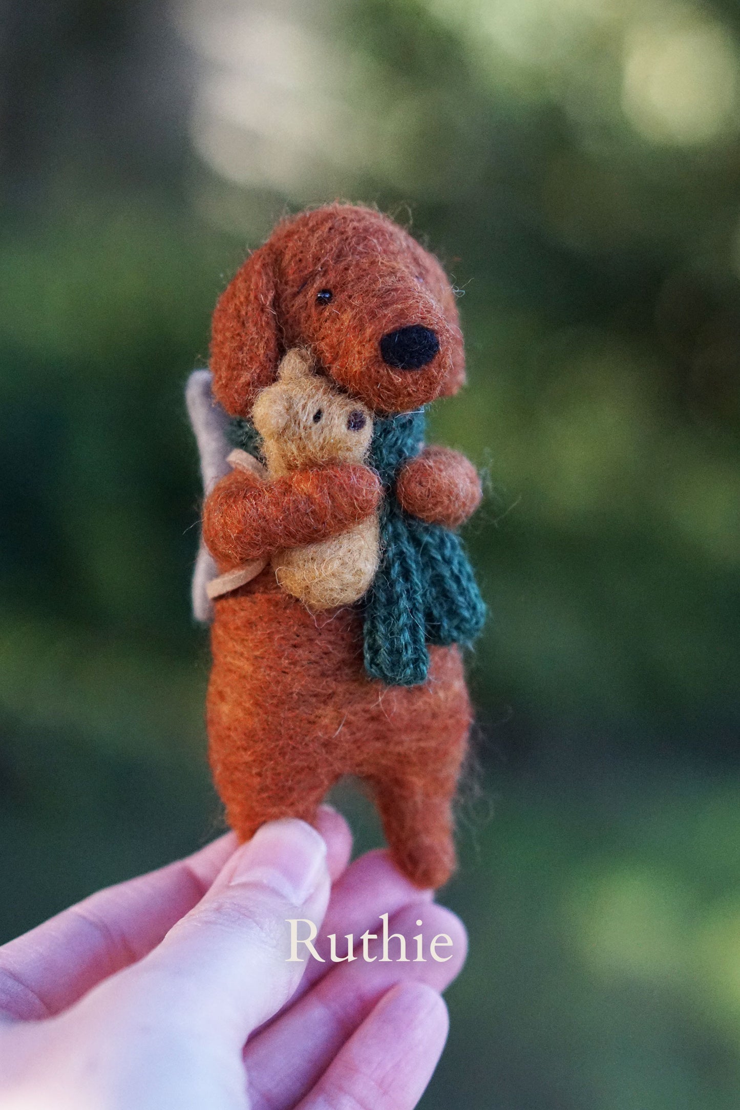 Needle Felted Dogs - Red Setters