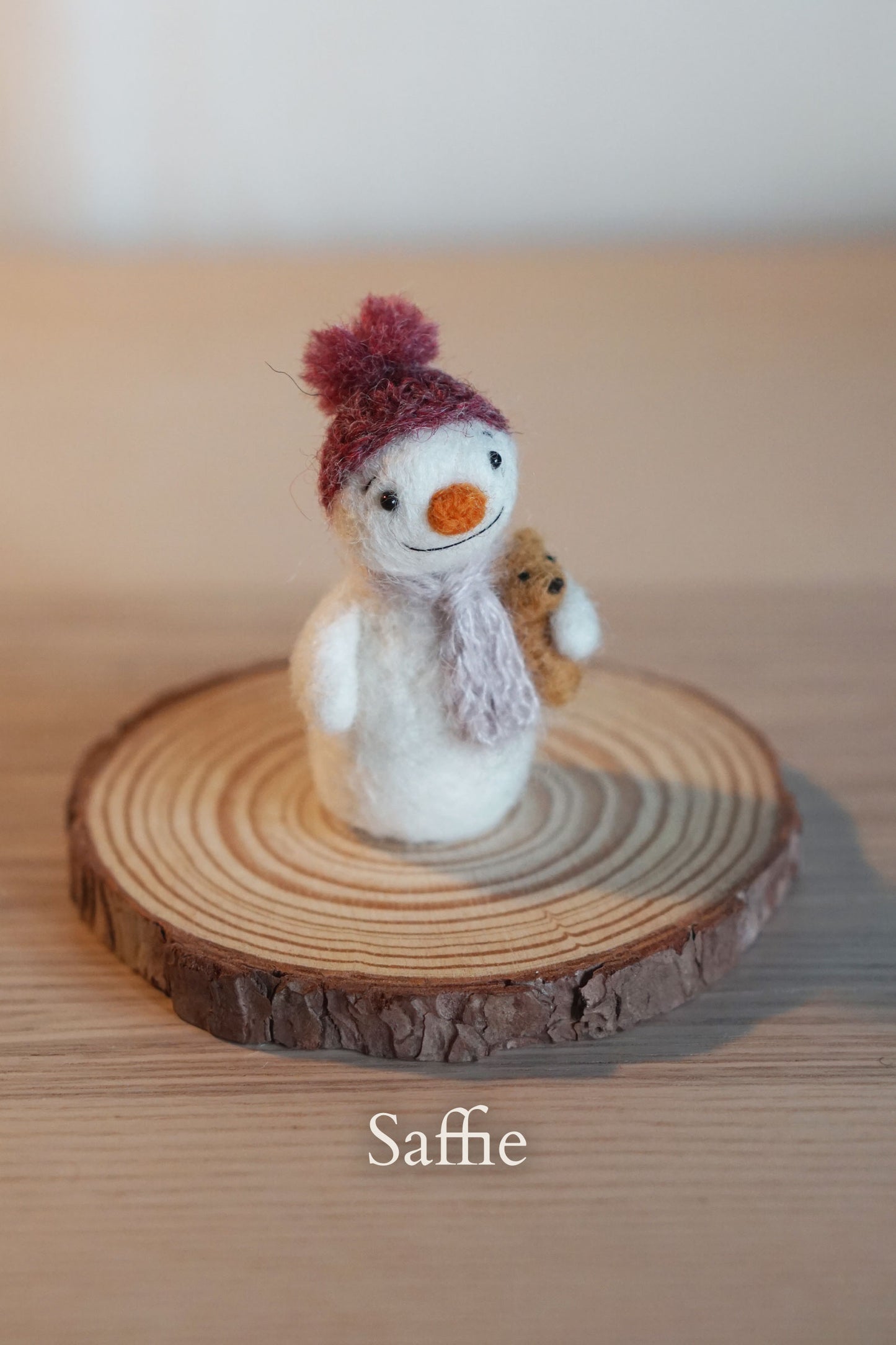 Needle Felted Junior Snowpeople