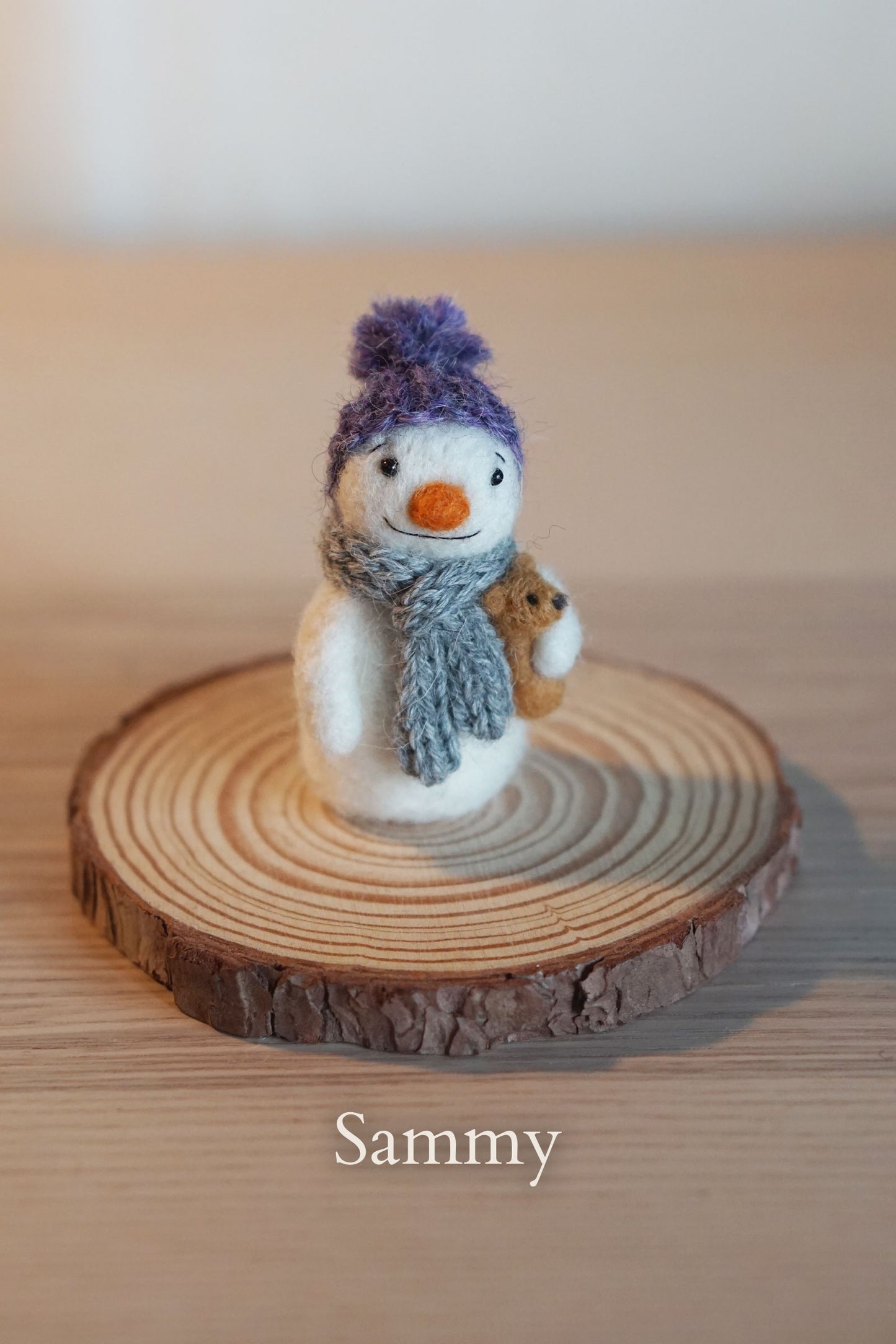 Needle Felted Junior Snowpeople