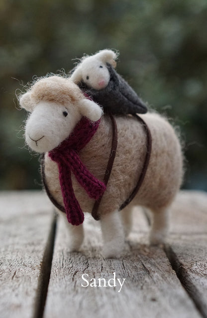 Needle Felted Sheep