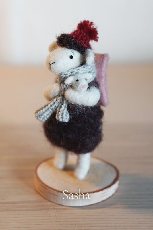 Needle Felted Christmas Sheep