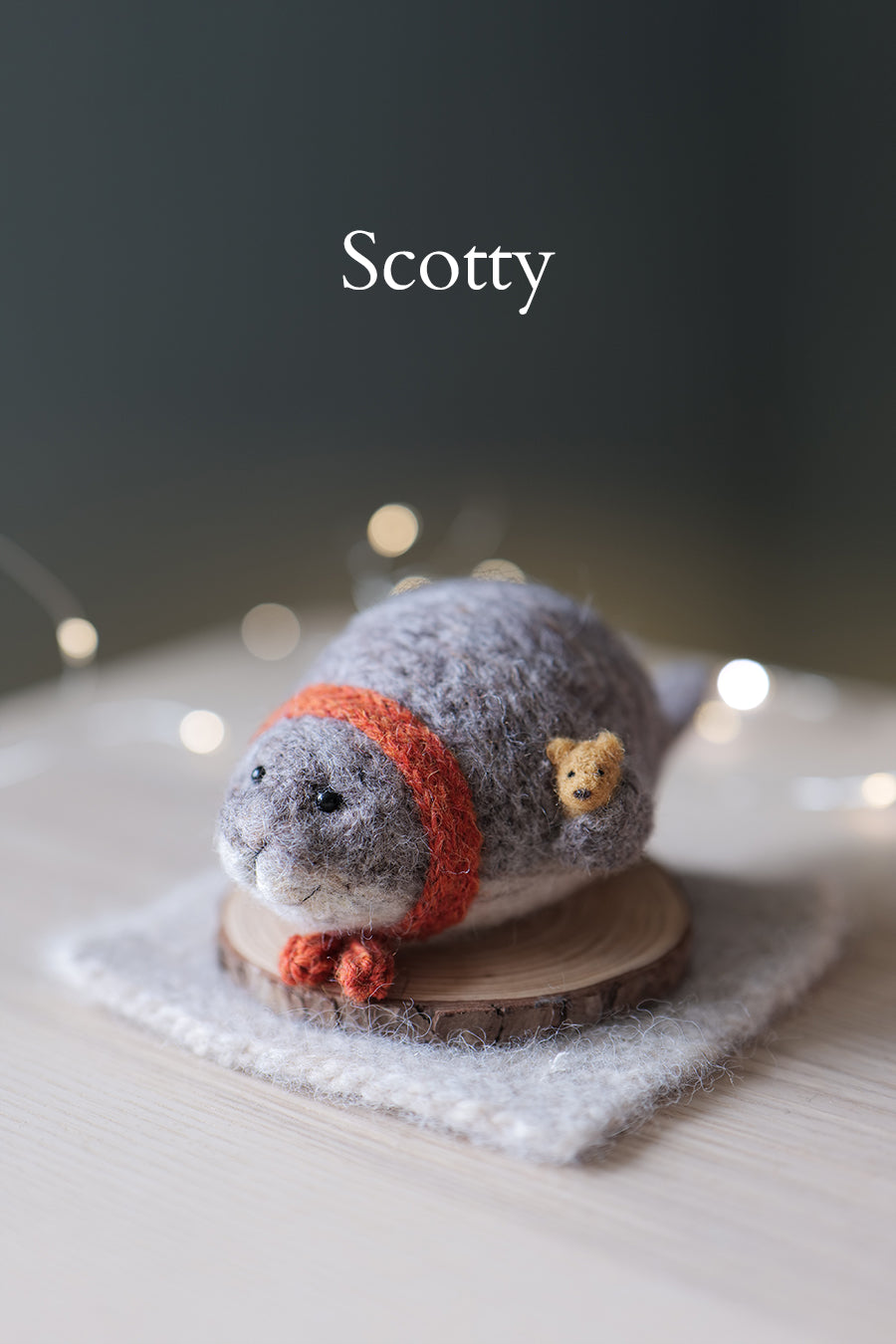 Needle Felted Harbour Seals