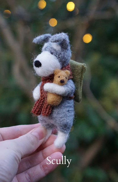 Needle Felted Dogs - Schnauzers