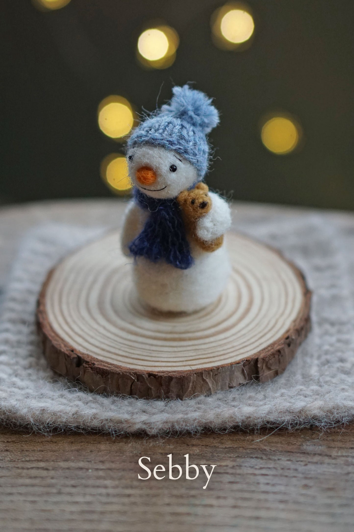 Needle Felted Junior Snowies