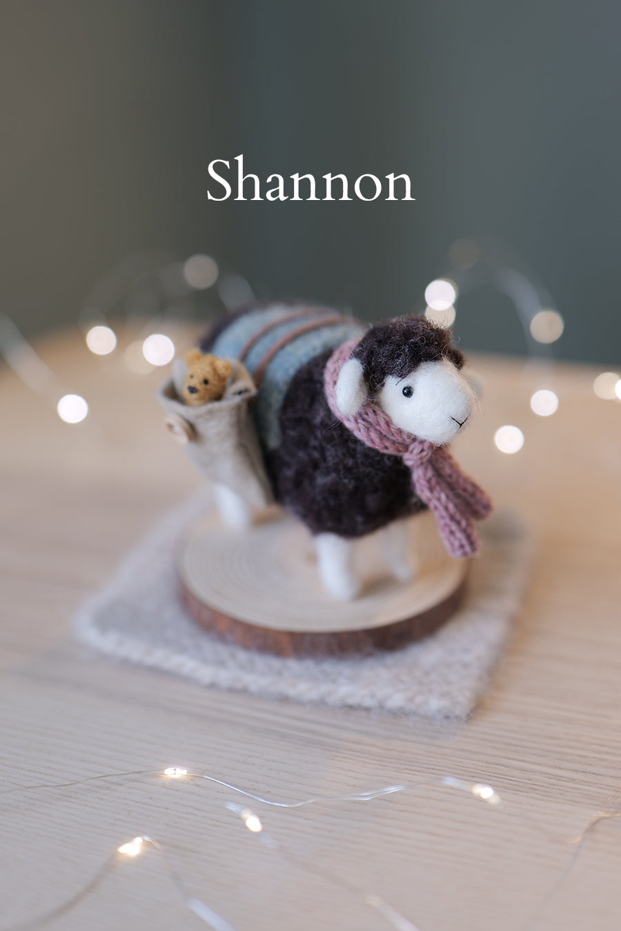 Needle Felted Sheep with Blankets