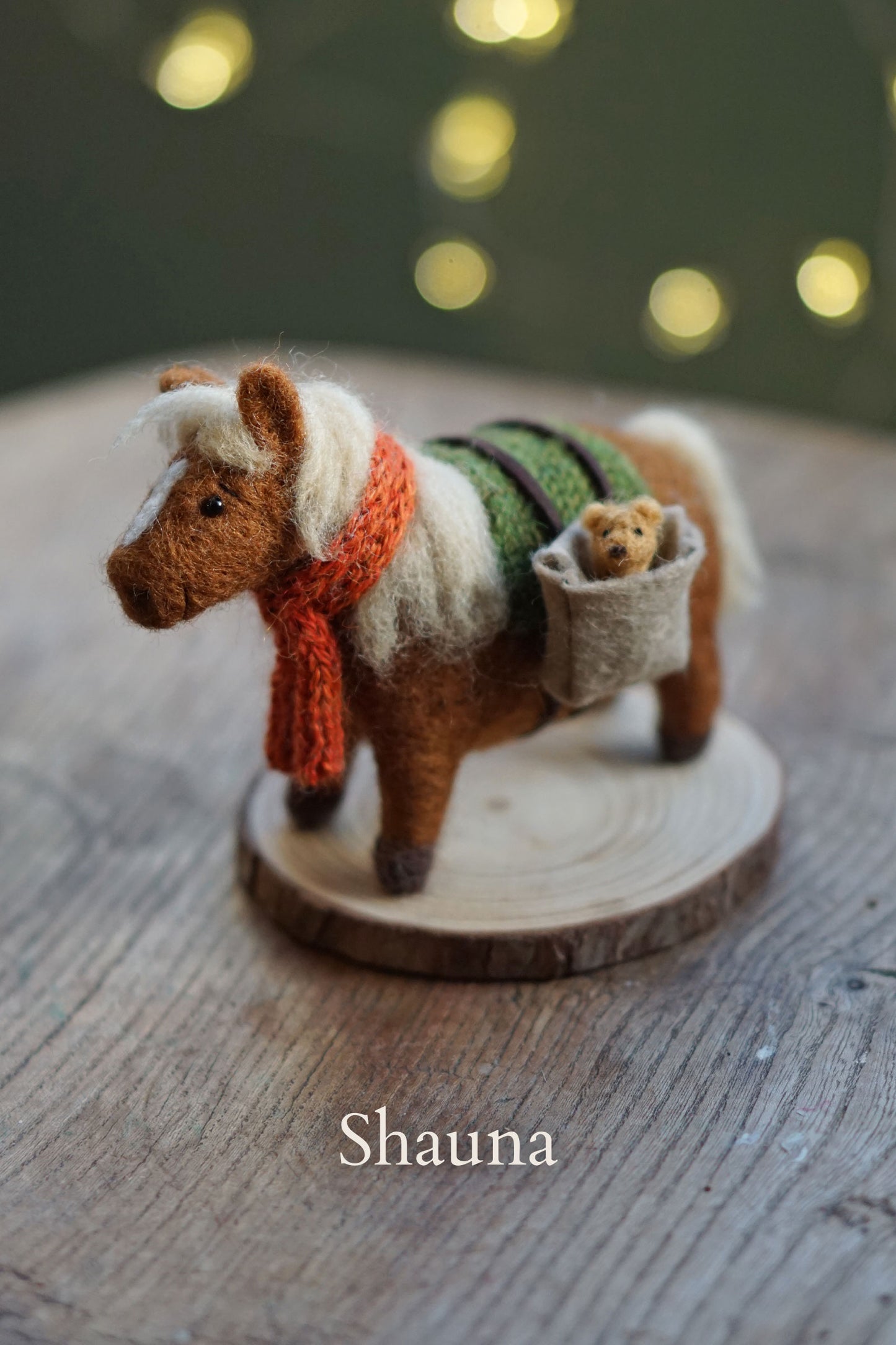 Needle Felted Shetland Ponies