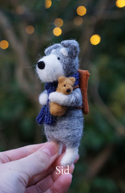 Needle Felted Dogs - Schnauzers