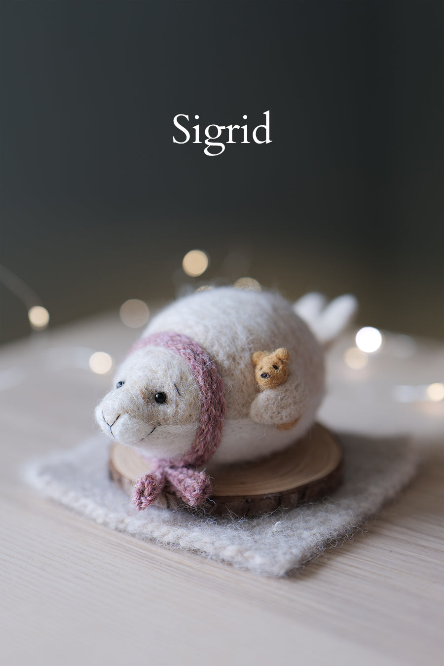 Needle Felted Harbour Seals