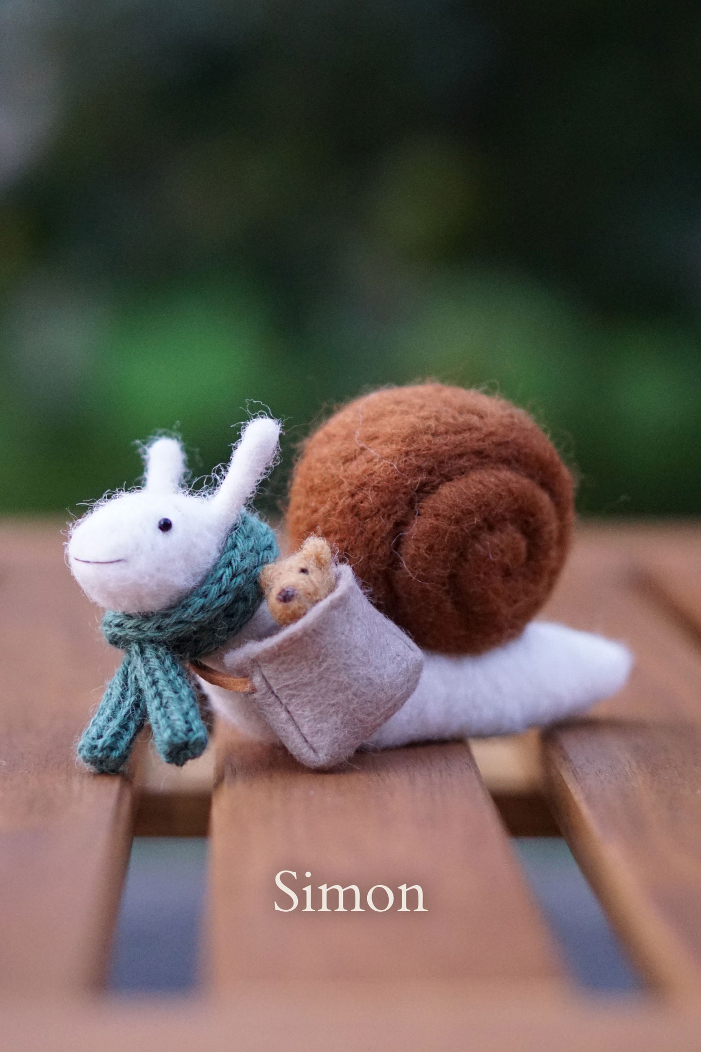 Needle Felted Snails