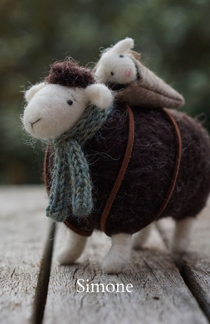 Needle Felted Sheep