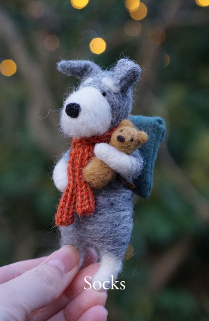 Needle Felted Dogs - Schnauzers