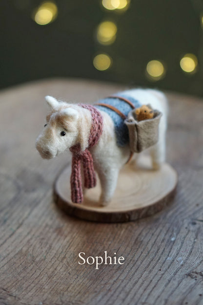 Needle Felted Shetland Ponies