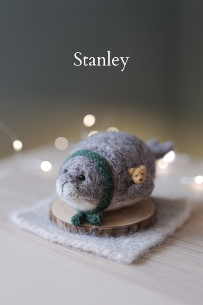 Needle Felted Harbour Seals