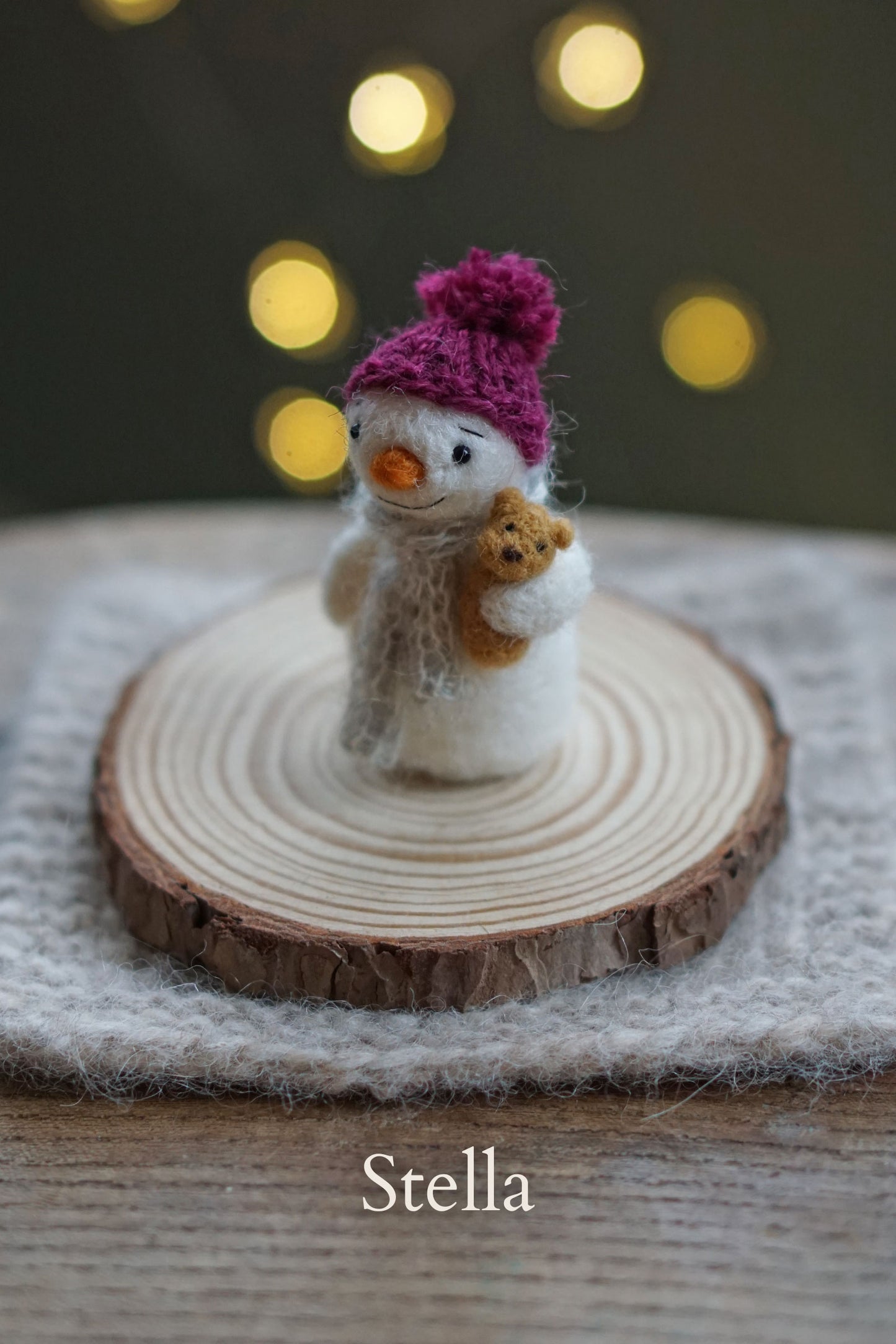 Needle Felted Junior Snowies