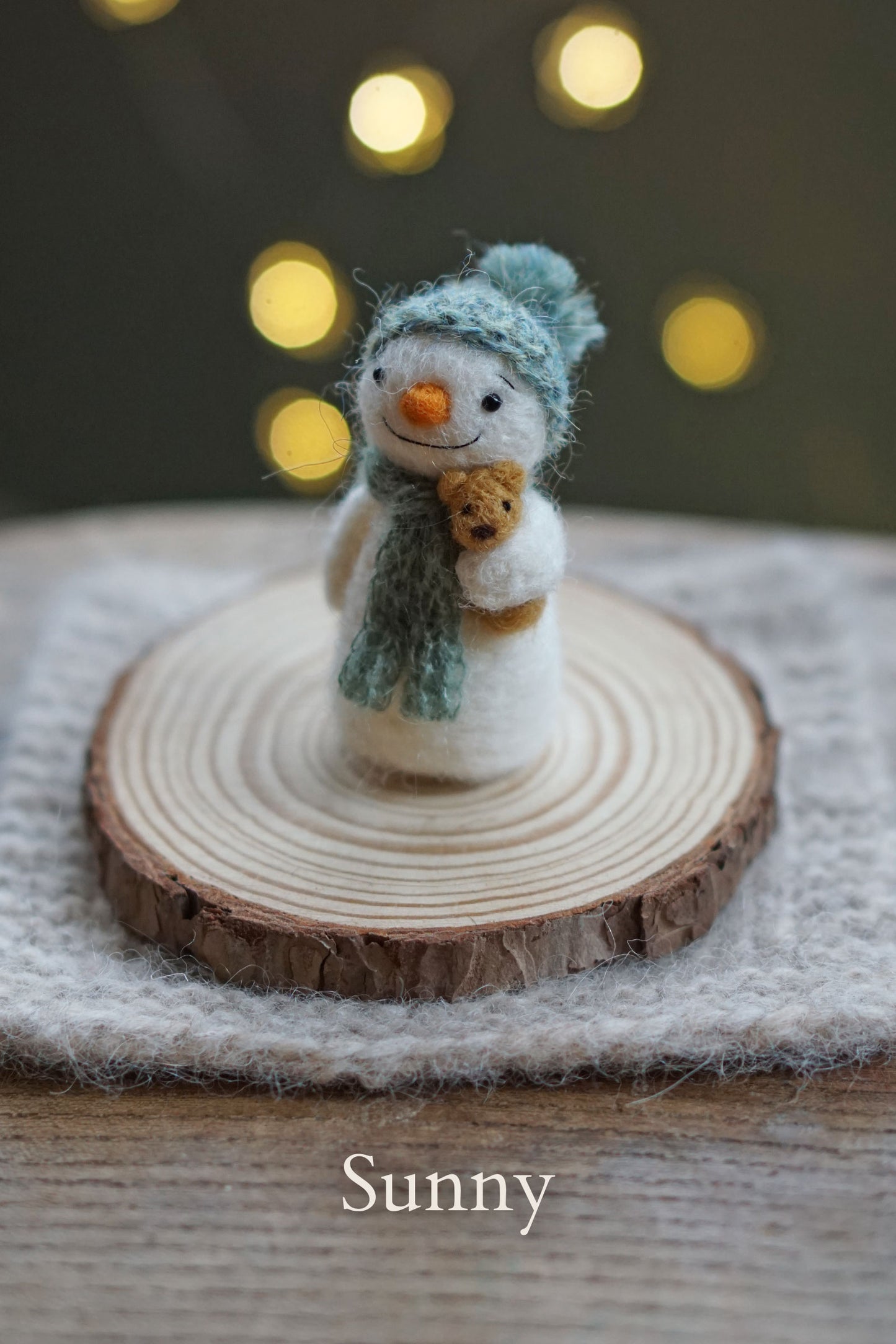 Needle Felted Junior Snowies