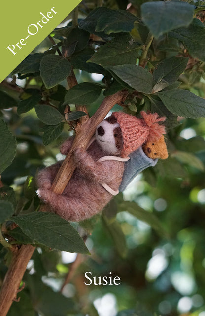 Pre-Order: Needle Felted Sloths