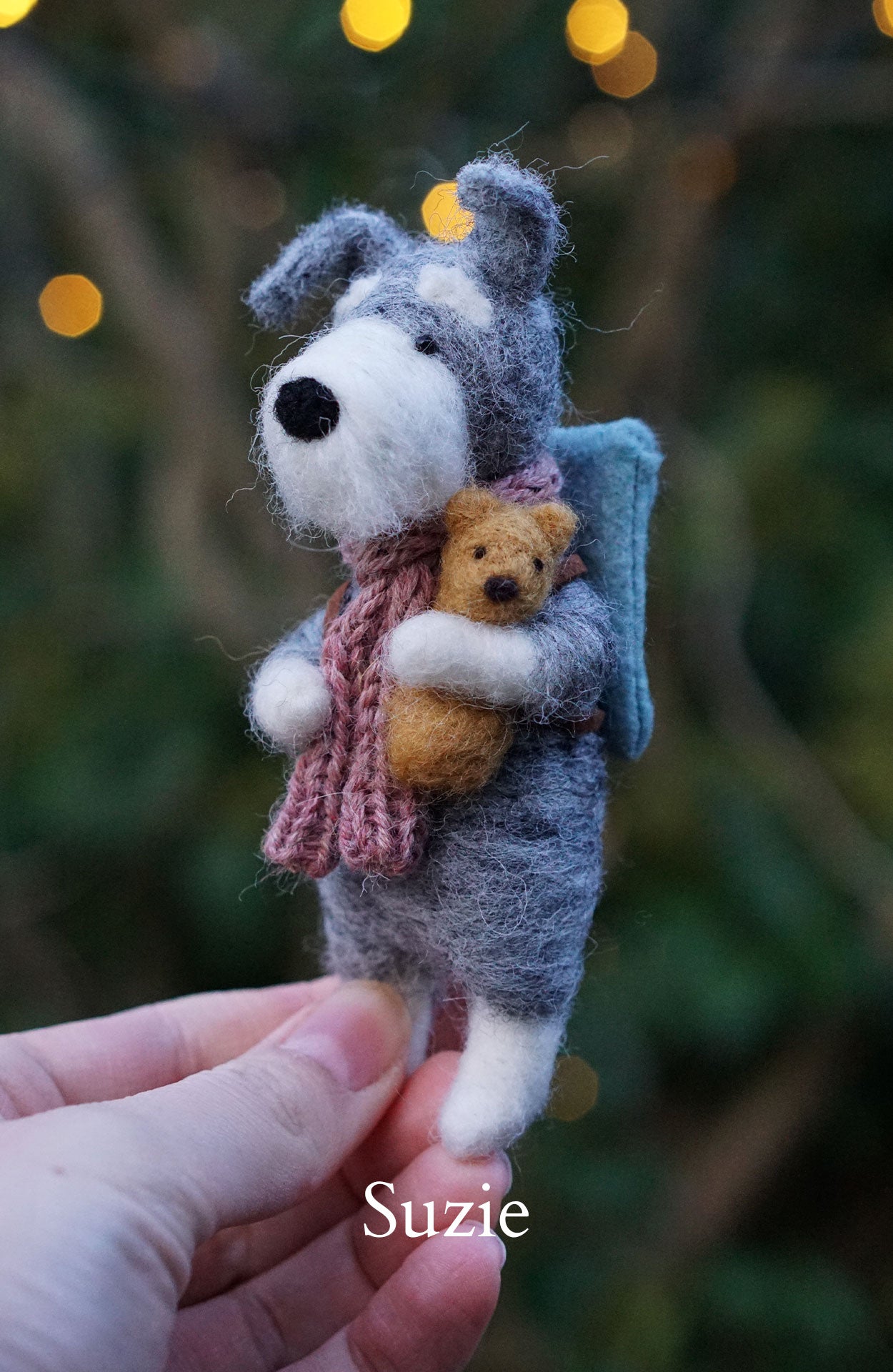 Needle Felted Dogs - Schnauzers