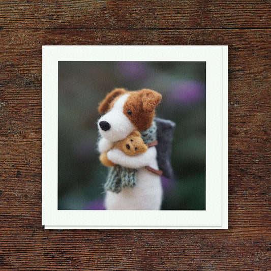 Tim the Terrier Greetings Card