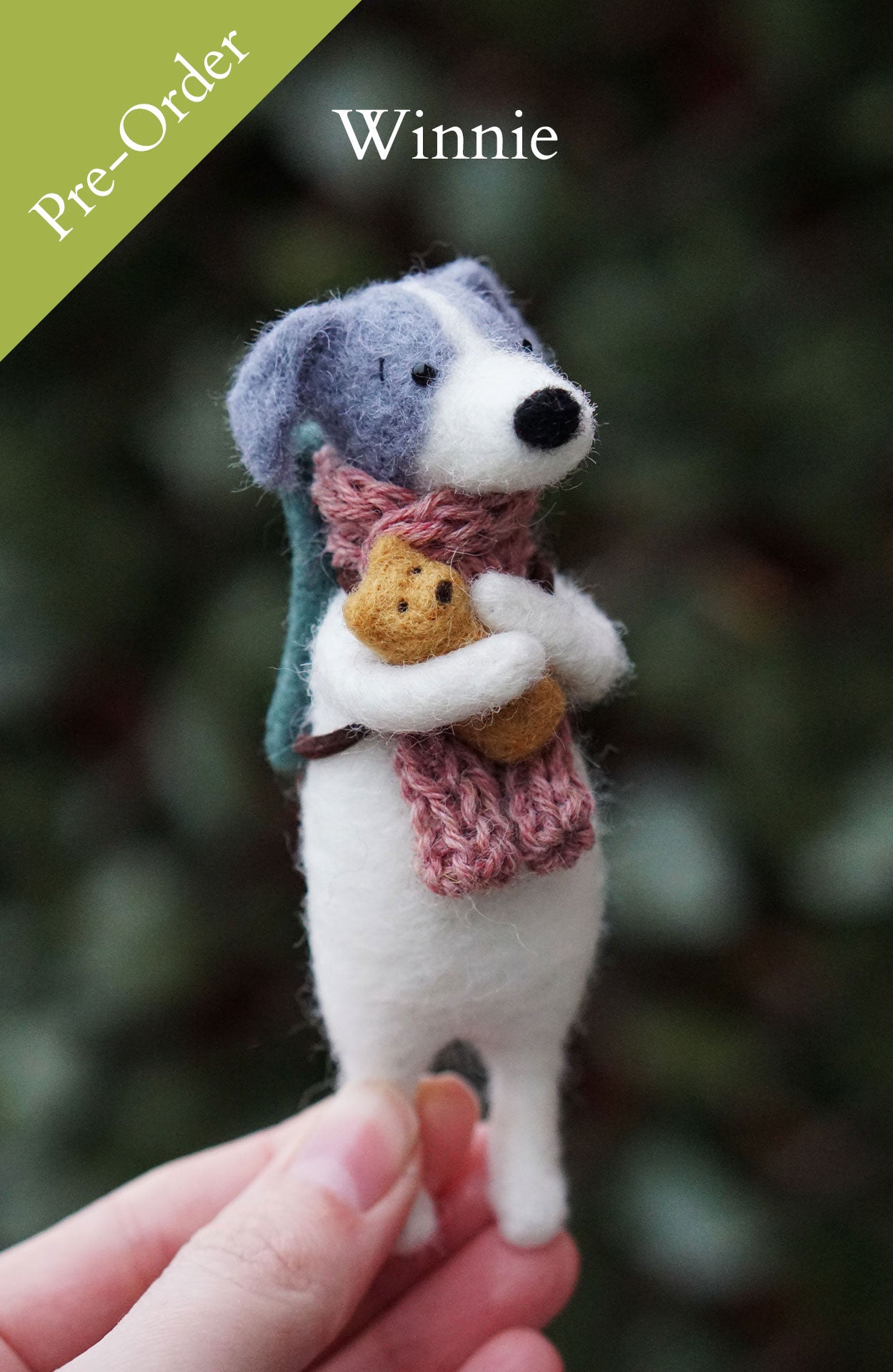 Pre-Order: Needle Felted Whippets