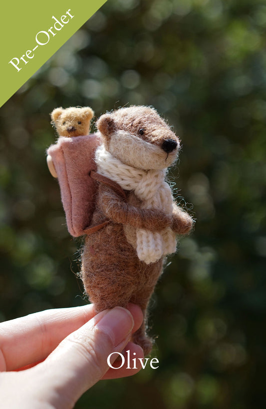 Pre-Order: Needle Felted Otters